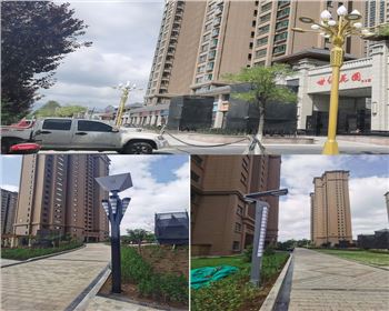 平涼新世紀集團世紀花園庭院燈路、景觀路燈項目